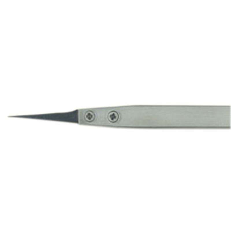 ESD-Safe Quick-Change Tweezers with Extra-Fine Point Tips (similar to 5-SA), 5-5/16"